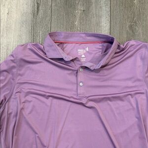 johnnie-O Men's Performance Pink and Blue Polo Shirt